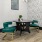 a table and chairs in a room