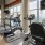 a gym with exercise equipment