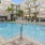 a swimming pool in a hotel